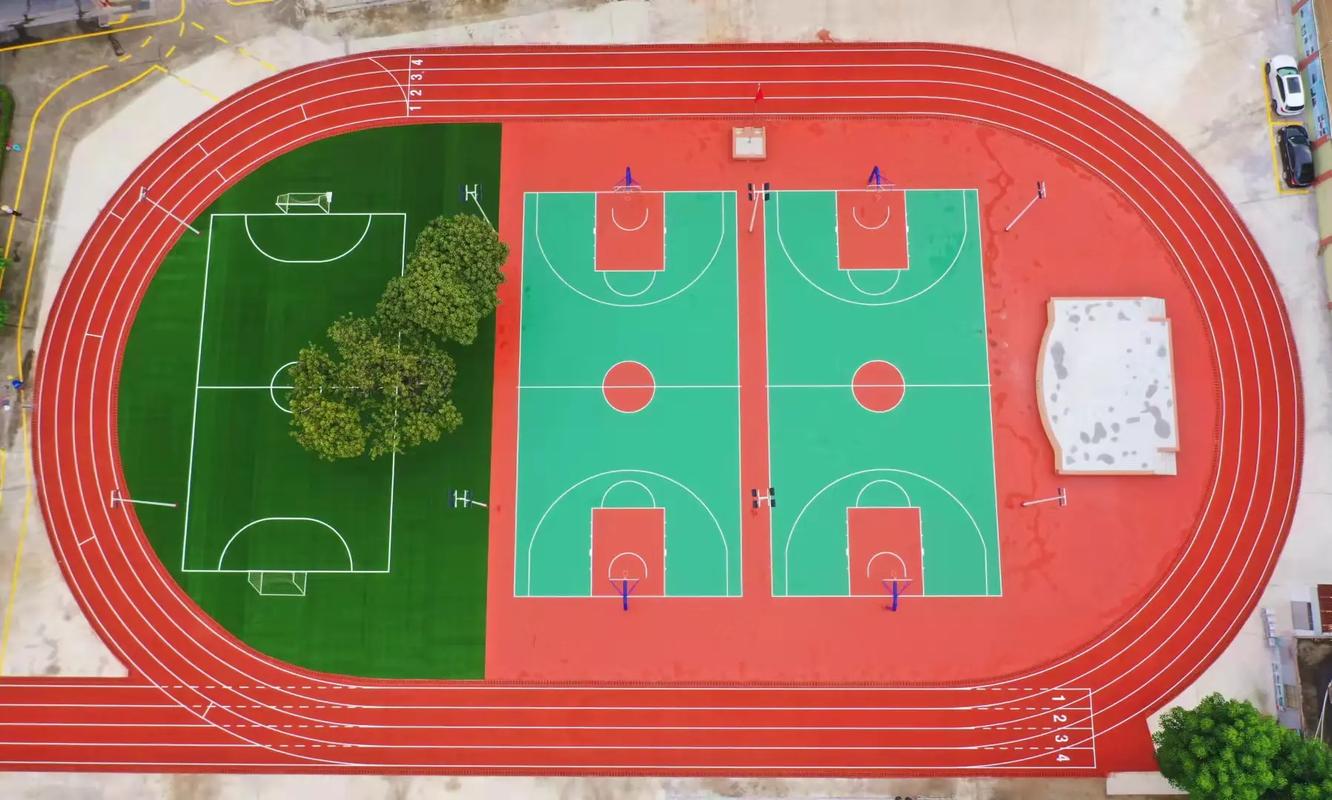 五指山市硅PU材料篮球场 - 价格